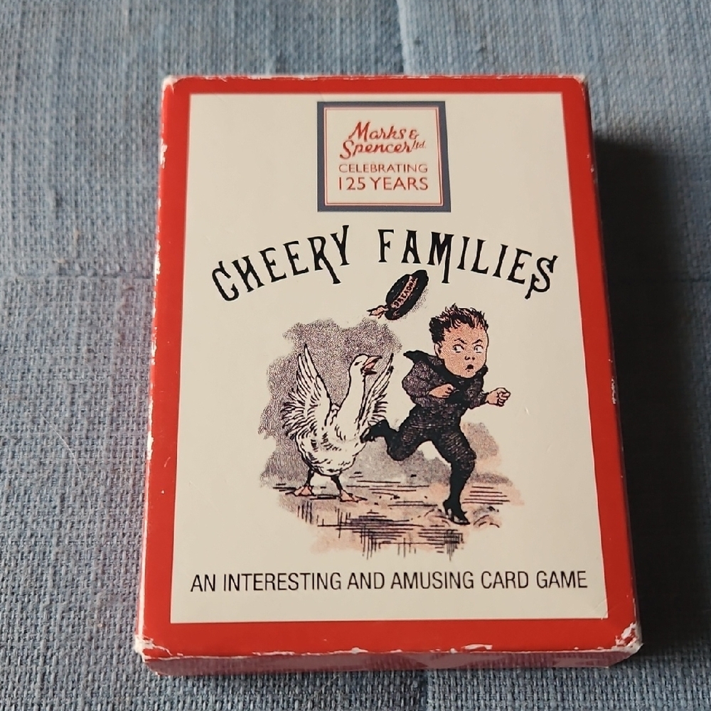 🌟3/$25🌟 Marks & Spencer Cheery Families Card Game